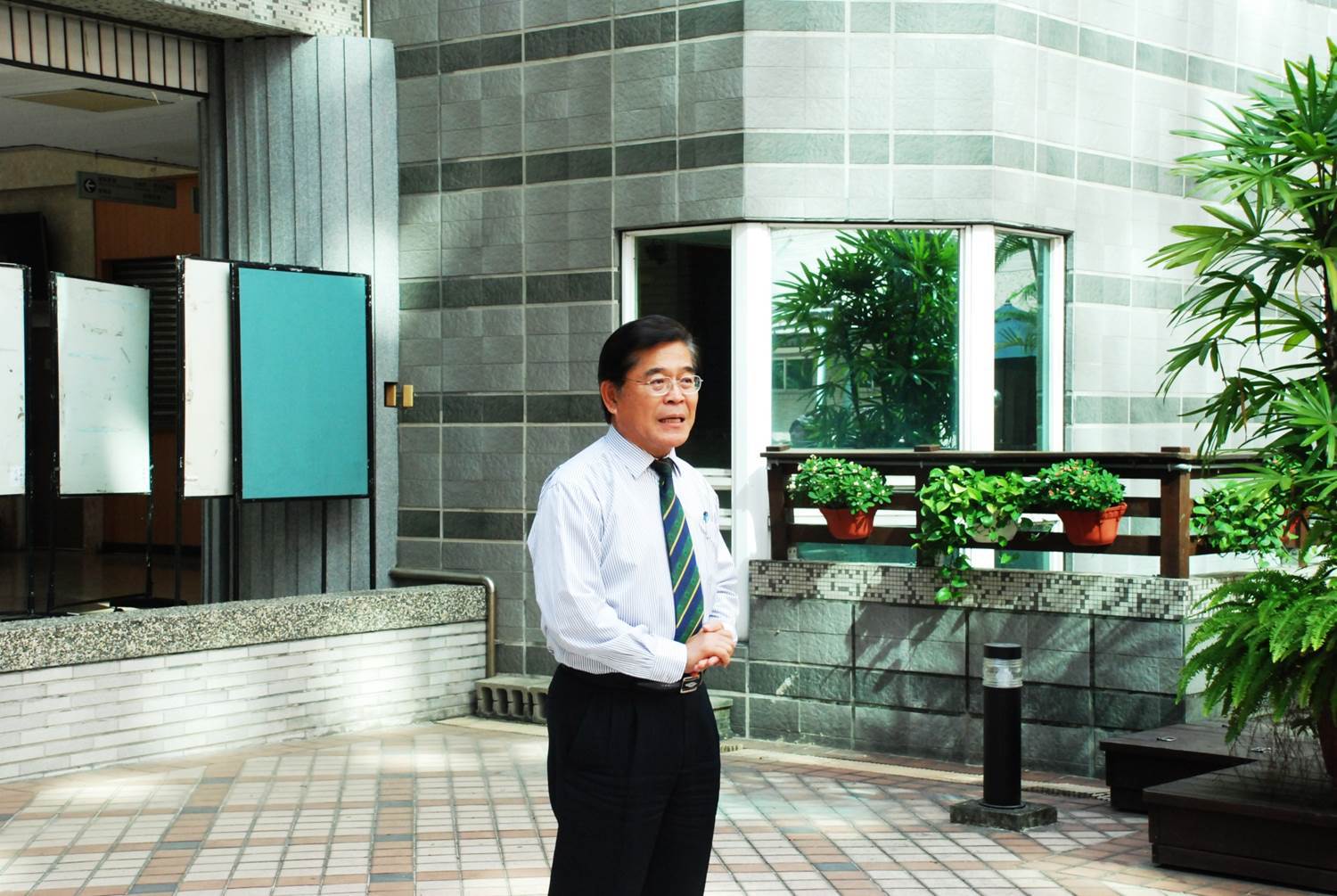 屏東大學古源光校長給予參賽同學鼓勵及祝福